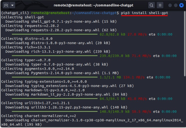 Installieren Von Shellgpt Mit Pip - Chatgpt Linux