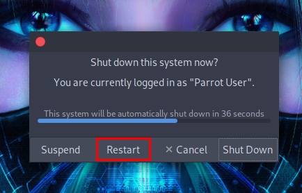 Rebooting MATE based system