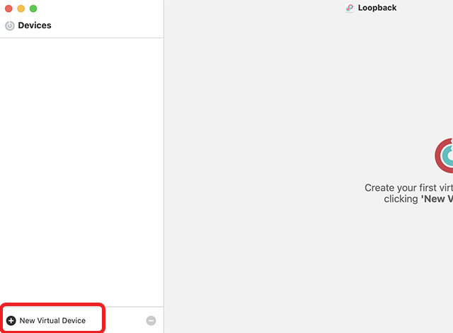 new virtual device in loopback