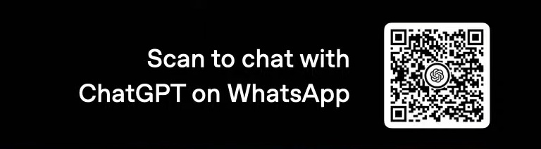 qr code to chat with chatgpt on whatsapp