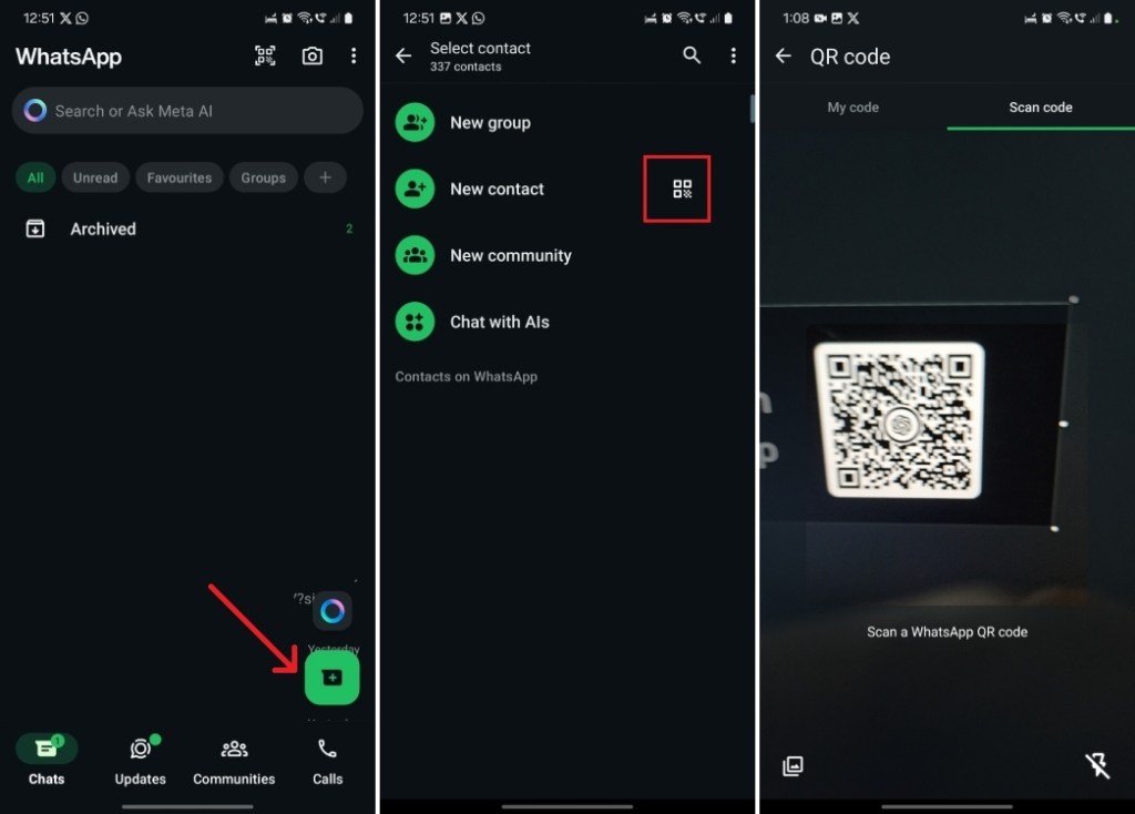 scan qr code on whatsapp to add chatgpt
