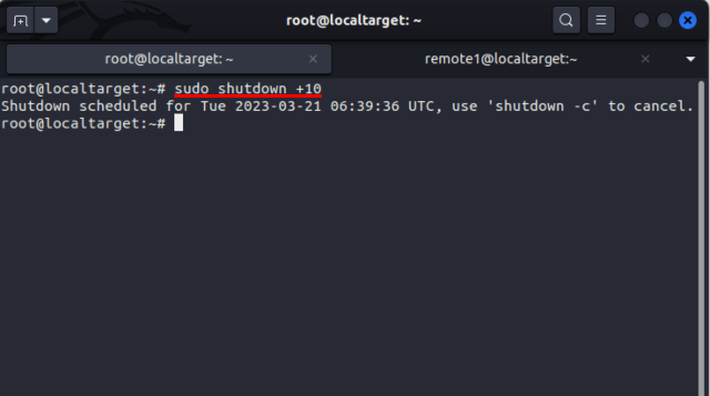 So fahren Sie Linux über die Befehlszeile und die GUI herunter 1 Planen Sie eine Systemabschaltung