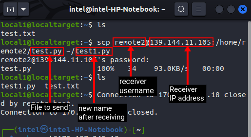 Envoi De Fichier Du Serveur Distant Au Système Local - Commande Scp Linux