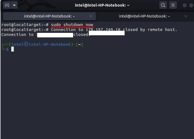 So fahren Sie Linux über die Befehlszeile und die GUI herunter 2 jetzt abschalten