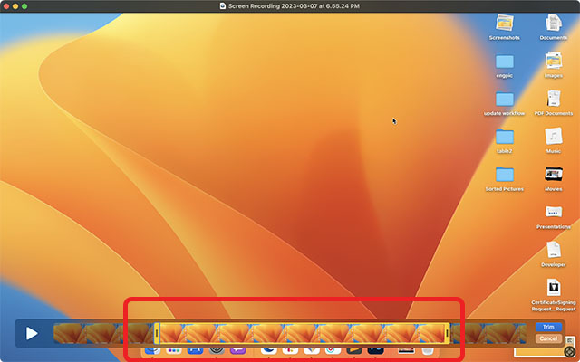 how to record videos from screen on mac