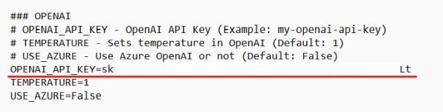 کلید openai api