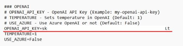 openai api key