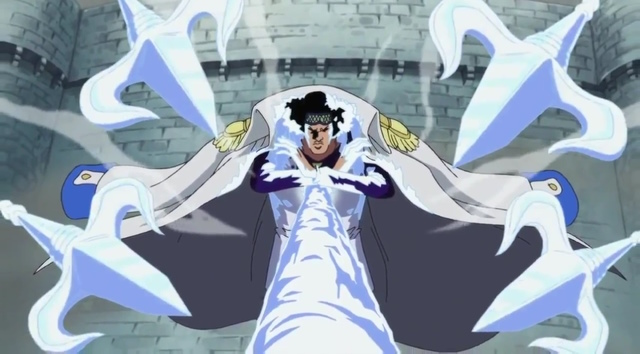 An image of Aokiji in One Piece.