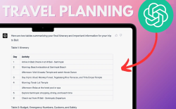 How to Use ChatGPT for Travel Planning