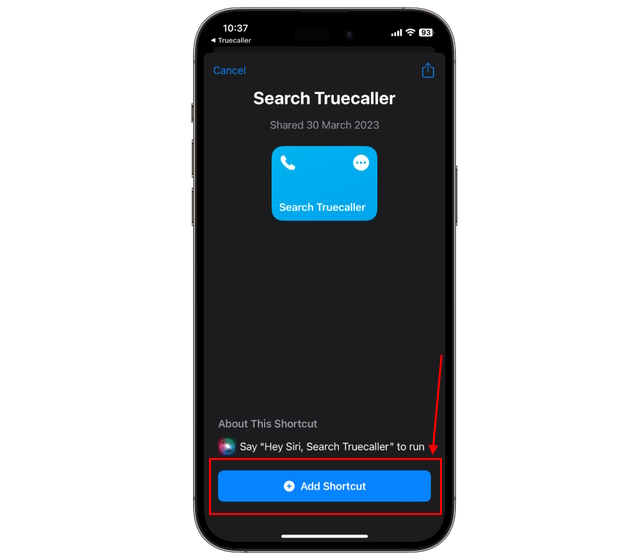 Truecaller Live Caller ID on iPhone