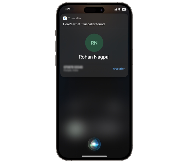 Truecaller Live Caller ID on iPhone