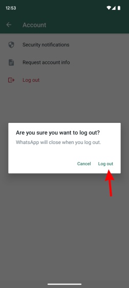 log out whatsap final