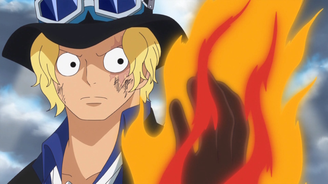 An image of Sabo in One Piece - logia devil fruits