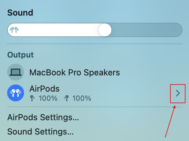 turn on noise cancellation on AirPods using mac