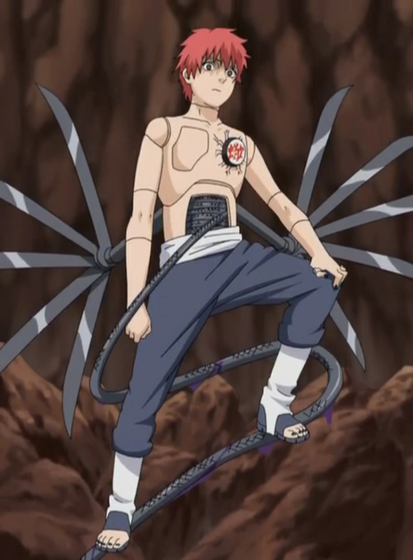 An image of Sasori in Naruto.