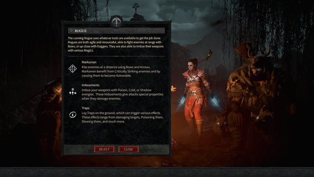 Rogue Class Traits Diablo 4