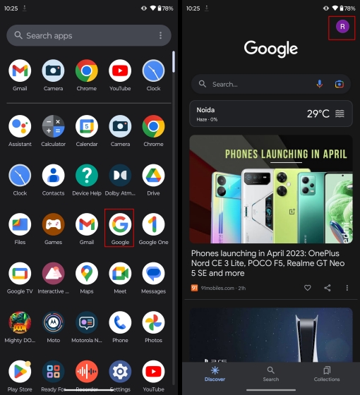 Customize the Google Search Bar on Android