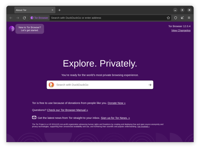 Tor browser for Linux