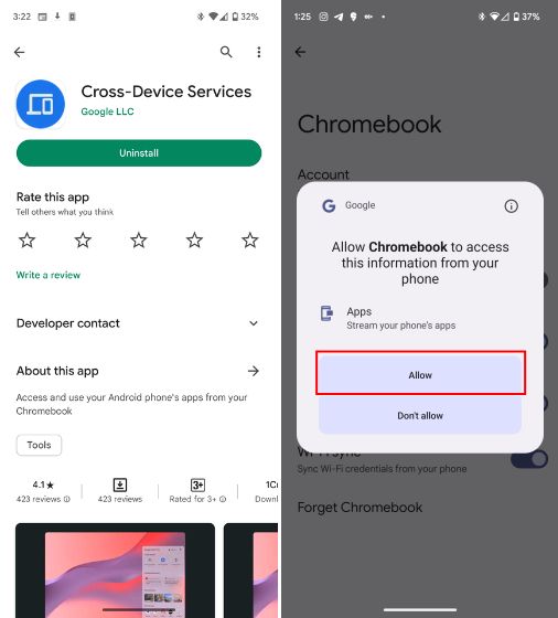 How to Stream Apps From Android Phone to Chromebook