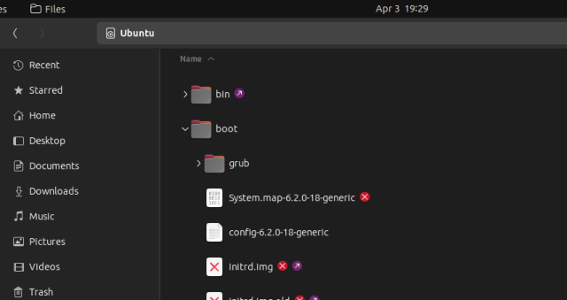 Directory tree structure in Nautilus