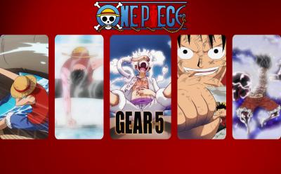 All the gears of Luffy in One Piece