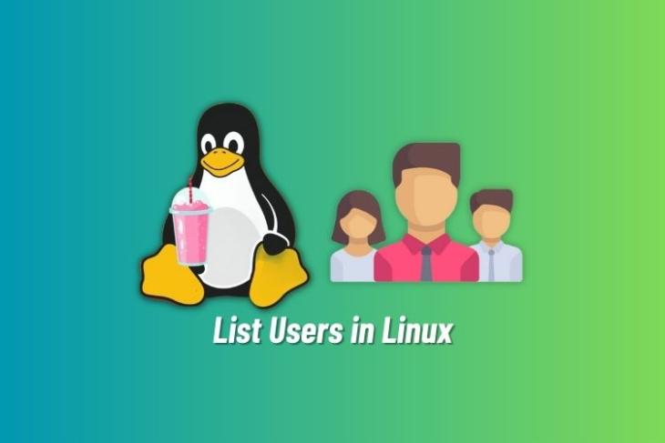 how to list users in Linux