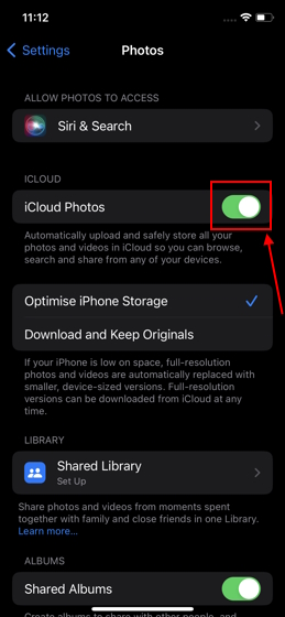 Access iCloud on iPhone and iPad