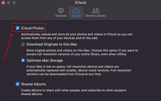 Access iCloud on Mac