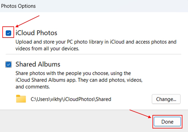 Accede a iCloud en Windows