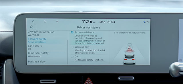 ioniq 5 front collision warning