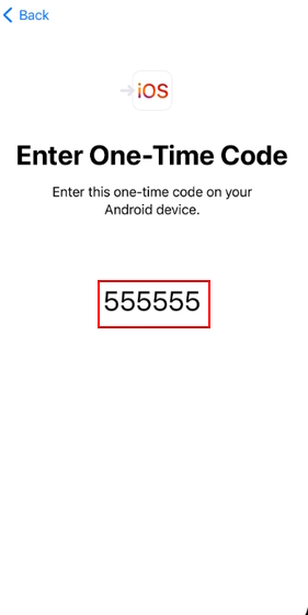 Transfer contacts from Android to iOS