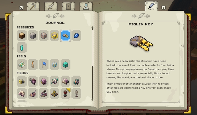 Minecraft Legends: como encontrar chaves Piglin para desbloquear baús 2 entrada de chaves piglin