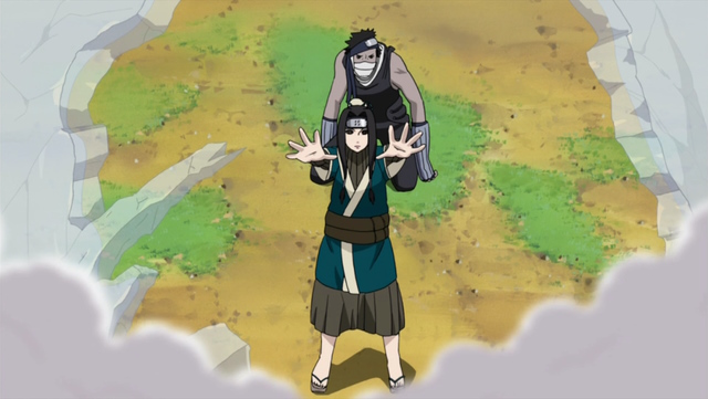 An image of reincarnated Haku and Zabuza.