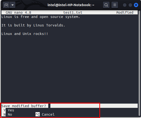 How to Use Nano Command Line Text Editor in Linux