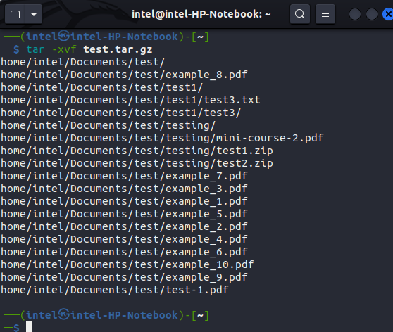 Tar Command In Linux: Syntax, Options, And Examples | Beebom