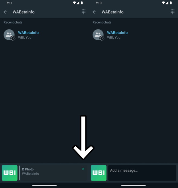 how to create forwarded message in whatsapp