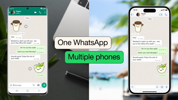 WhatsApp one account on multiple phones