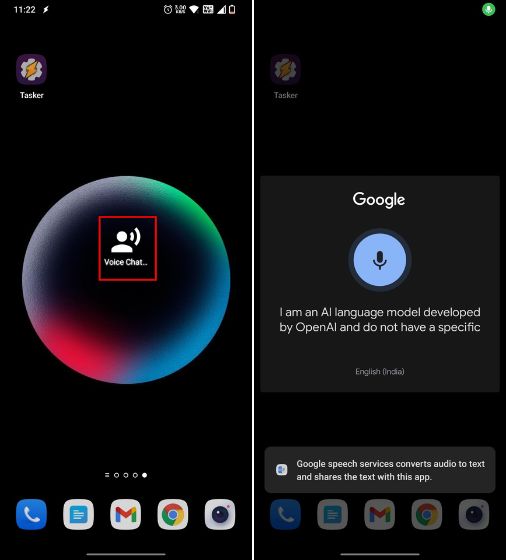 Voice Chat With ChatGPT on Android Phones