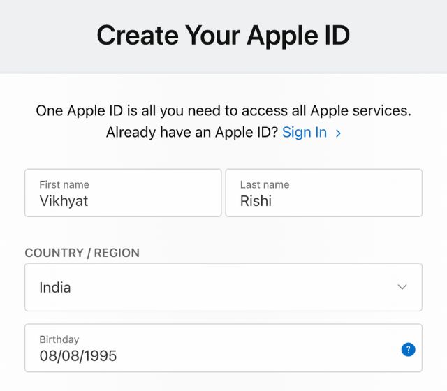 Cómo crear una ID de Apple en iCloud