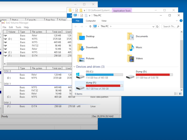 Check windows file manager