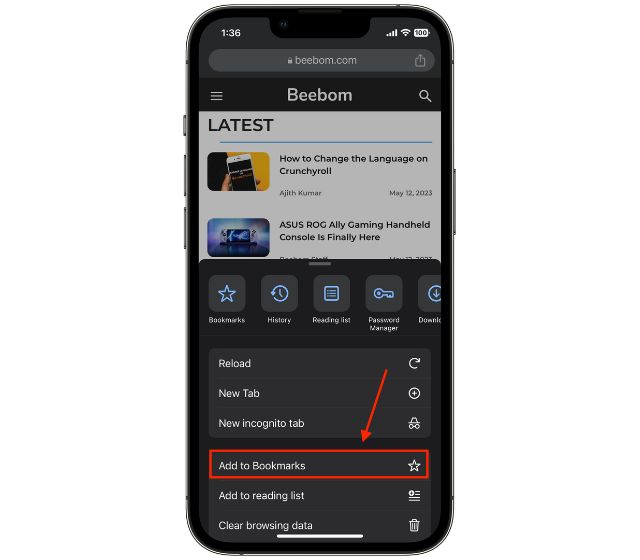 How to Bookmark on iPhone (2023) Beebom