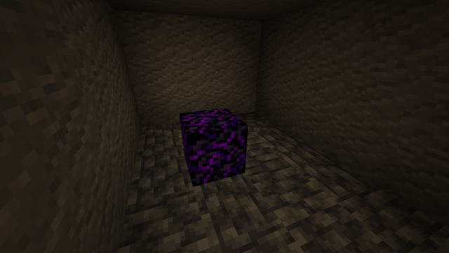 Crying obsidian in a dark room.