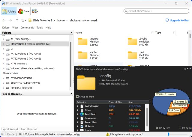 DiskInternals Linux Reader