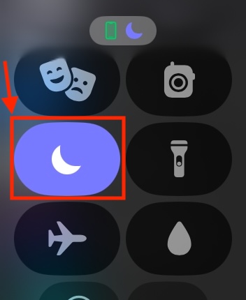 Enable Do Not Disturb APple Watch