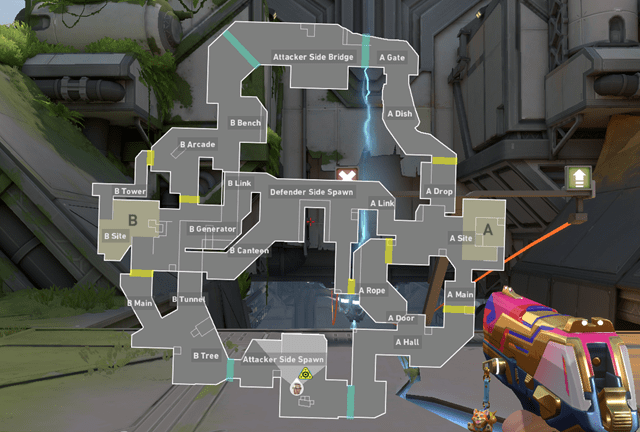 Fracture Valorant map