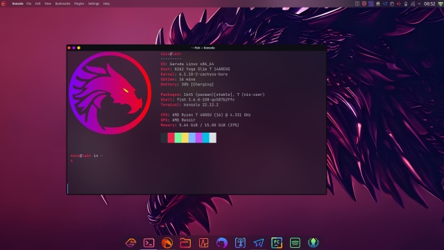 Garuda Linux  - best Linux distro for gaming