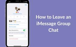 How to leave an iMessage Group Chat on iPhone