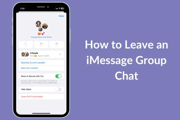 How to leave an iMessage Group Chat on iPhone