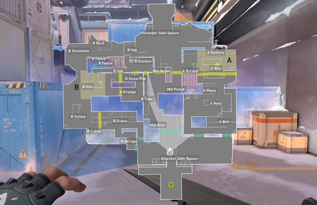 Icebox Map Layout Valorant