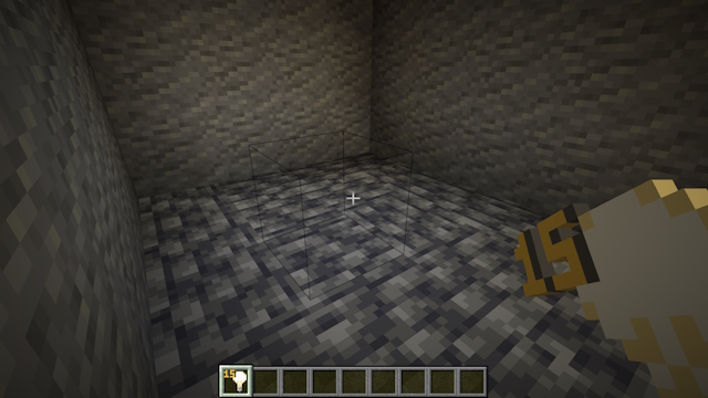 Using the light block in a dark room.